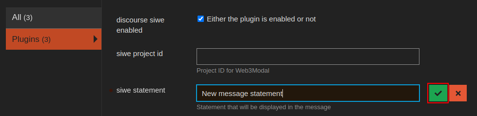 Edit message statement.